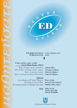 Euntes Docete LXII/1-2009