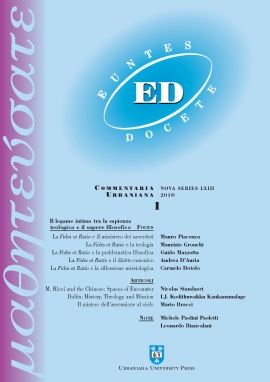 Euntes Docete LXIII/1-2010