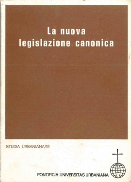 La nuova legislazione canonica